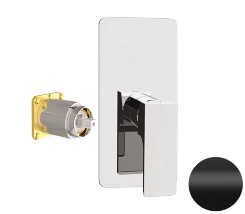 Смеситель .для душа Remer Absolute AU30KBNO, черный матовый