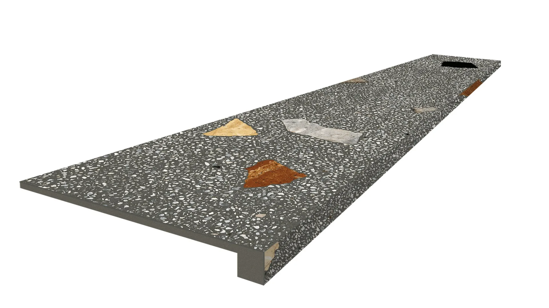 Ступень Coliseum PALLADIO BLACK SCAL.120 FRONT / ПАЛЛАДИО БЛЭК 120 фронтальная