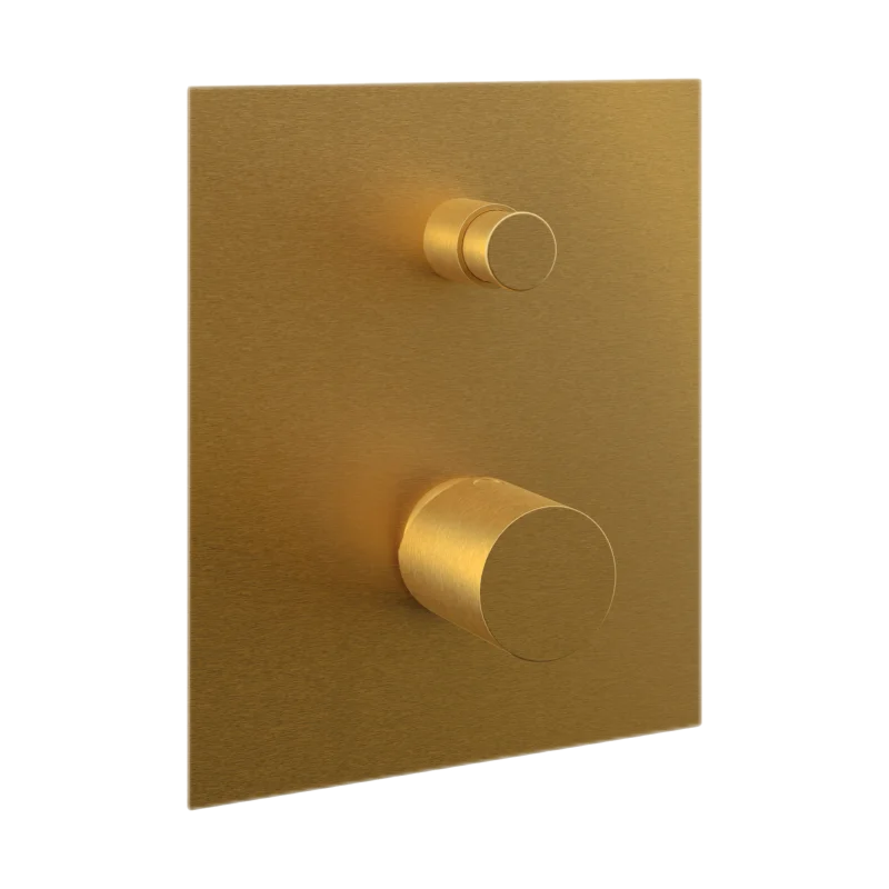 Смеситель для душа Remer Edge EG509BG, золото брашированное