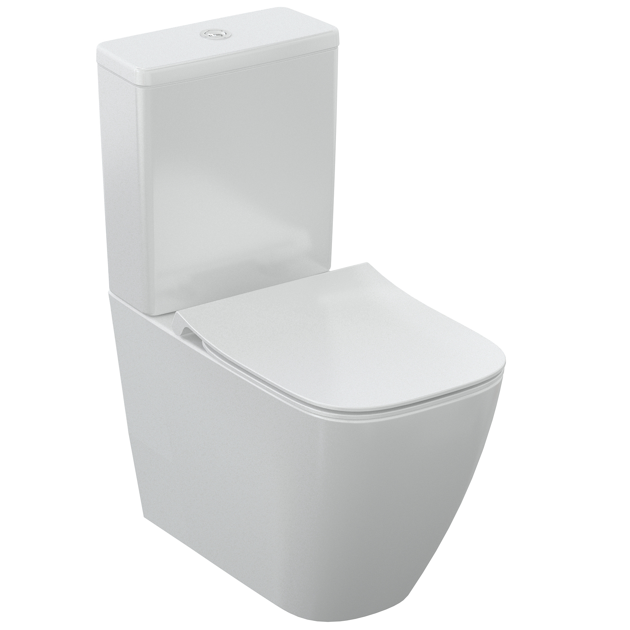 Напольный унитаз Ideal Standard i.life S RimLS+ с бачком и сиденьем Soft-Close, пристенный