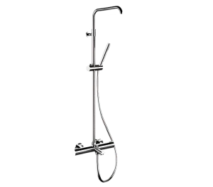 Душевая система термостатическая с изливом Remer Elegance EQ34A7MMSSOF