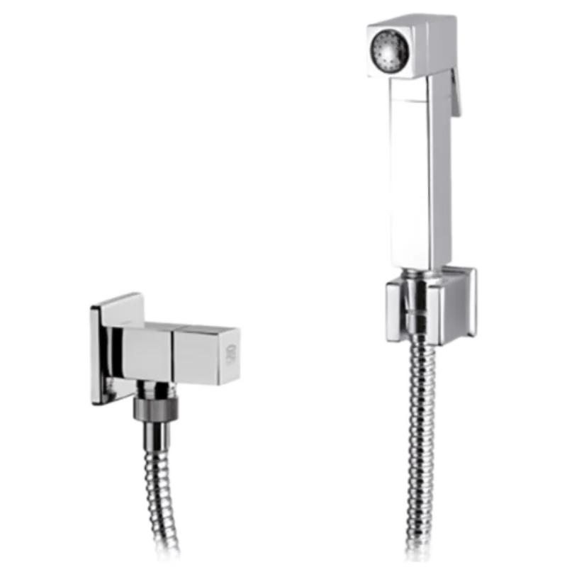 Гигиенический комплект с запорным вентилем Remer 332RES, хром