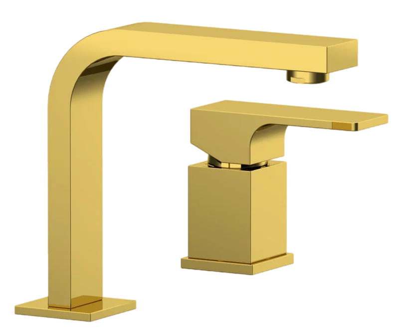 Смеситель для раковины Remer Absolute AU57DO, золото глянцевое