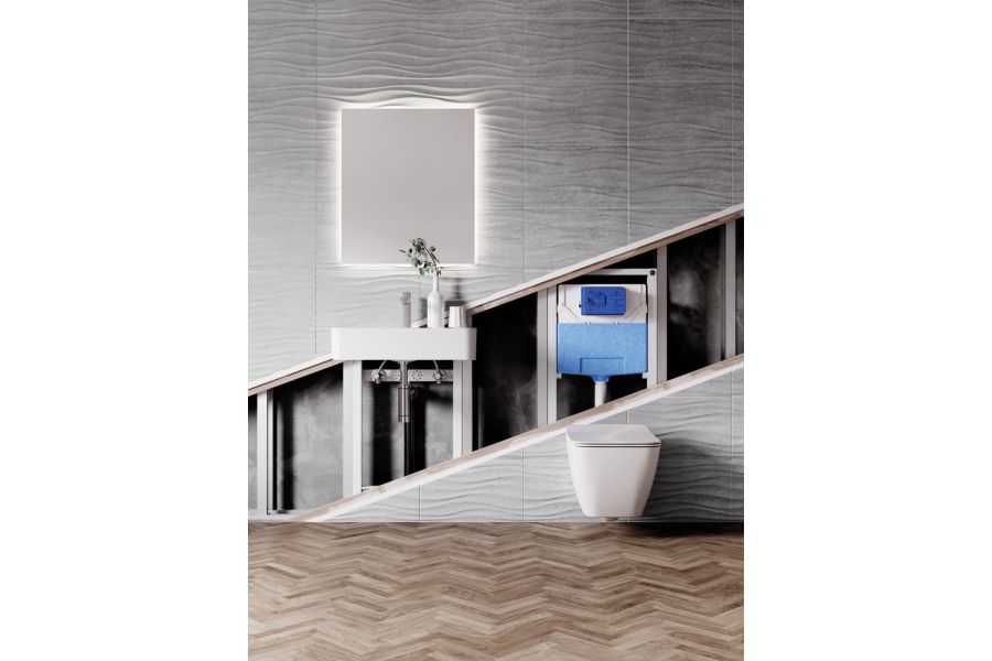 Комплект инсталляции Ideal Standard с черной клавишей R020467+R0121A6