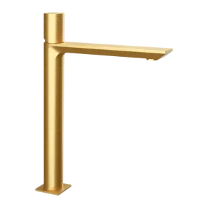 Смеситель для раковины Remer Edge EG512LXLBG, золото брашированное