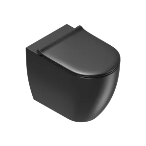 Унитаз напольный безободковый Catalano Sfera 55x35, черный матовый, арт.514550021