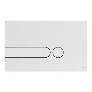 Кнопка смыва механическая OLI Iplate 670001 белый