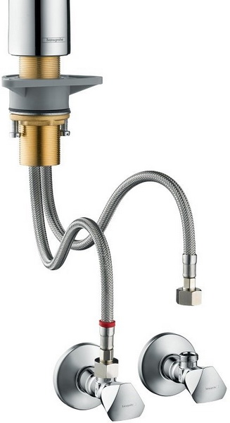 Штанга Hansgrohe WallStoris, 50 см, матовый черный, 27902670