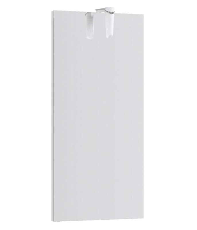 Зеркало Aqwella Леон-МР 40 со светильником белое