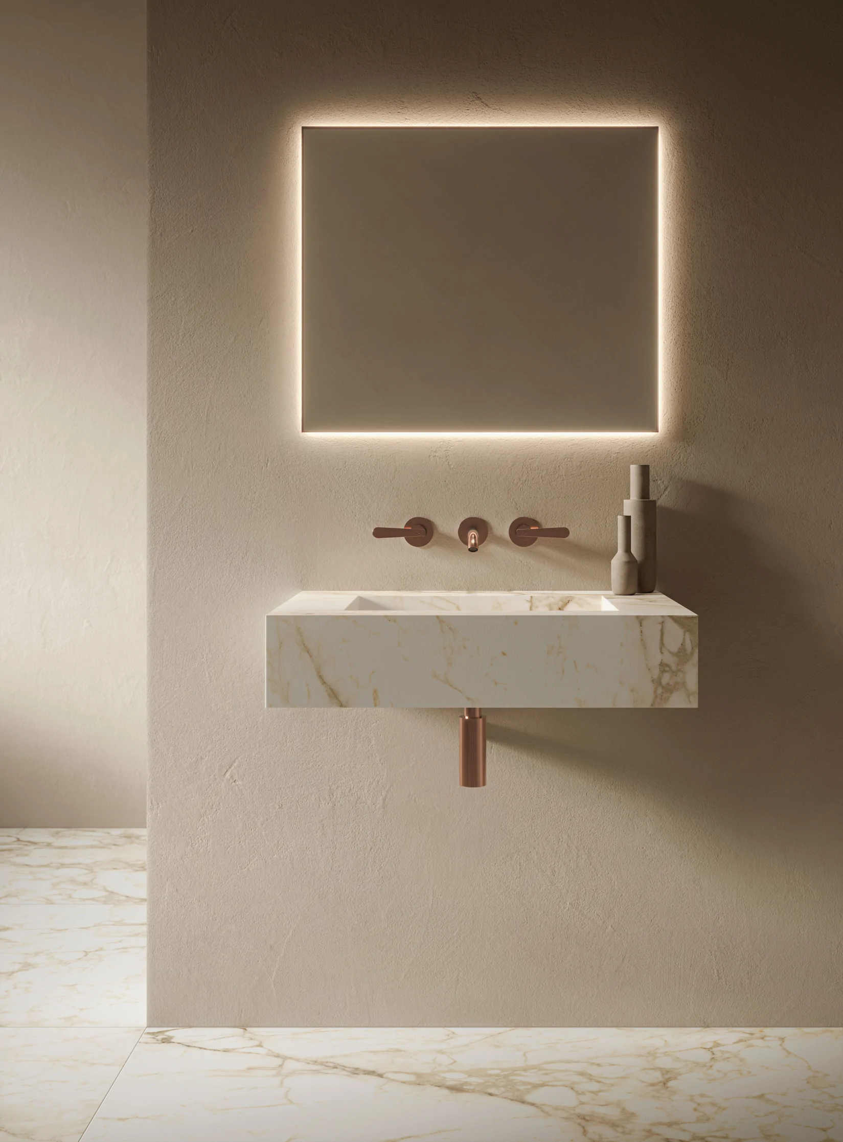 Раковина из керамогранита ITALON HOME Fly Evo 70