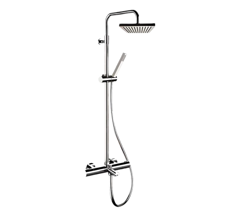Душевая система термостатическая с изливом Remer EQ34A7SDSD20, хром