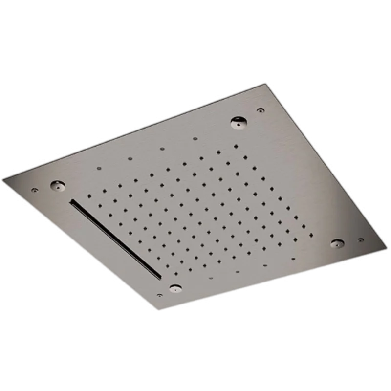 Верхний душ потолочный с подсветкой 43 см Remer SS357RS43NCW, хром