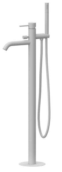 Смеситель для ванны Remer X Style X08BO, белый матовый