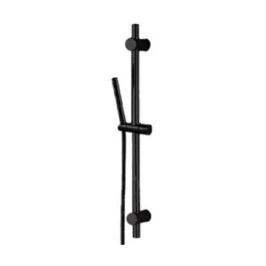 Душевая стойка с ручным душем и шлангом Remer 317G317MMCFP, черный брашированный хром