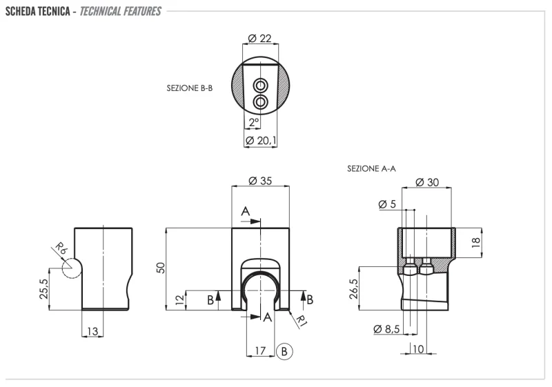 Держатель ручного душа Remer 339SOM, хром
