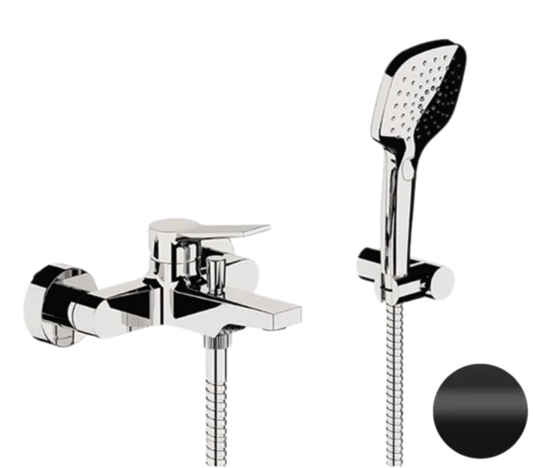 Смеситель для ванны Remer Slash SL02NO, черный матовый