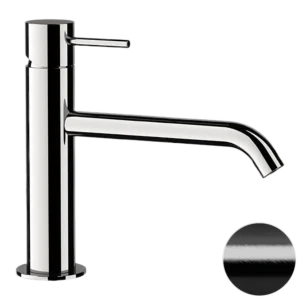 Смеситель для раковины Remer X Style X12ACFP, черный брашированный хром