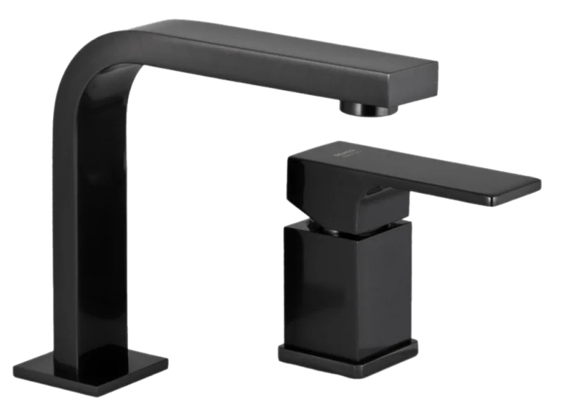 Смеситель для раковины Remer Absolute AU57CFP, чёрный брашированный хром