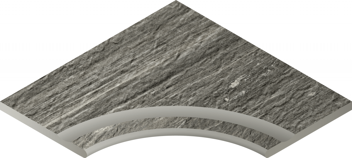 Бортик Italon SKYFALL GRIGIO BOR.60X60 SVASATO ANG.ROUND 30 / ГРИДЖИО БОРT.60X60 С ВЫЕМКОЙ УГЛ.ЗАКР.3 Бортик Italon SKYFALL GRIGIO BOR.60X60 SVASATO ANG.ROUND 30 / ГРИДЖИО БОРT.60X60 С ВЫЕМКОЙ УГЛ.ЗАКР.3