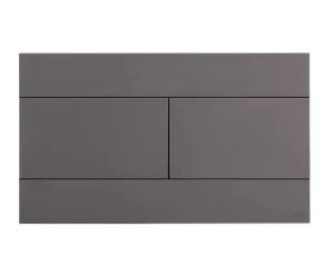 Кнопка смыва механическая OLI Slim 659058 серый матовый