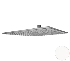 Верхний душ с шарнирным соединением 35 см Remer 359SSXLBOX, белый матовый