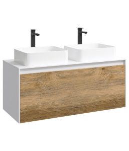 Фасад тумбы под умывальник Aqwella 5 stars Mobi MOB0712DB, дуб балтийский