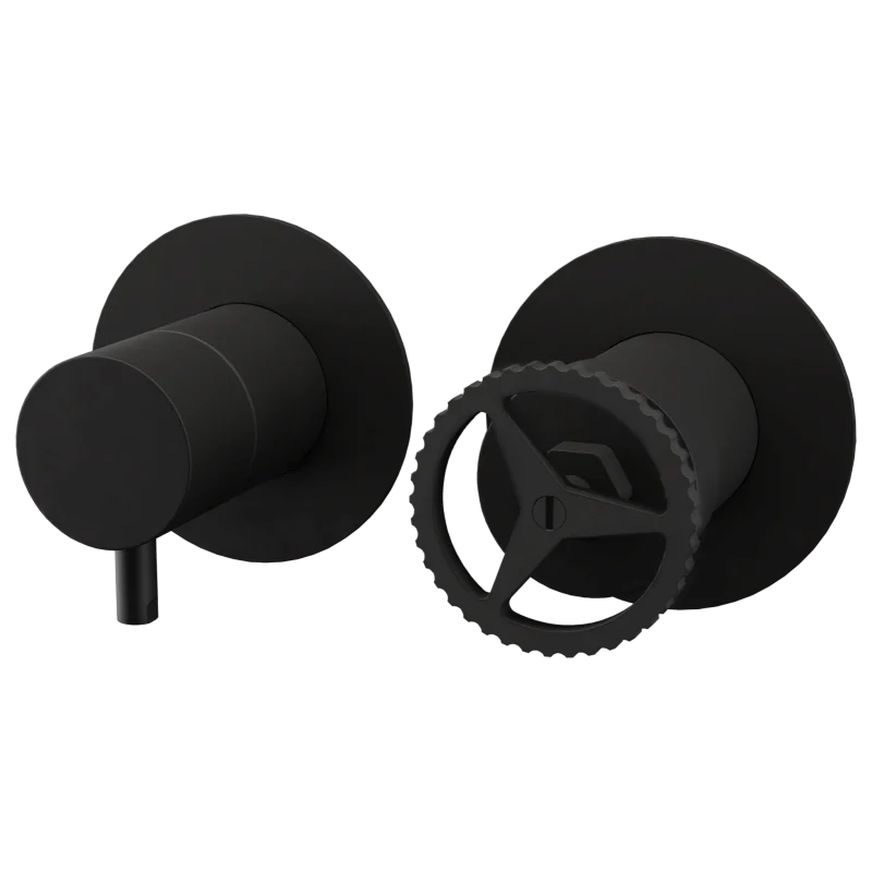 Смеситель для душа Remer Chrono CH92ZPNO, черный матовый