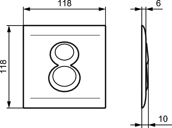 Кнопка смыва пневматическая  Ideal Standard ProSys Septa Pro P4 R0136AC белая