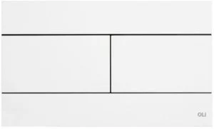 Кнопка смыва механическая OLI Slim 659041 белый