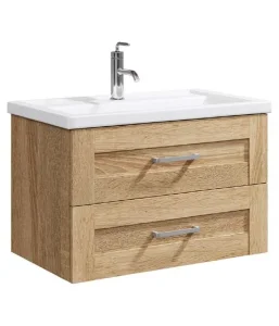 Тумба подвесной Aqwella Фостер под умывальник дуб сонома