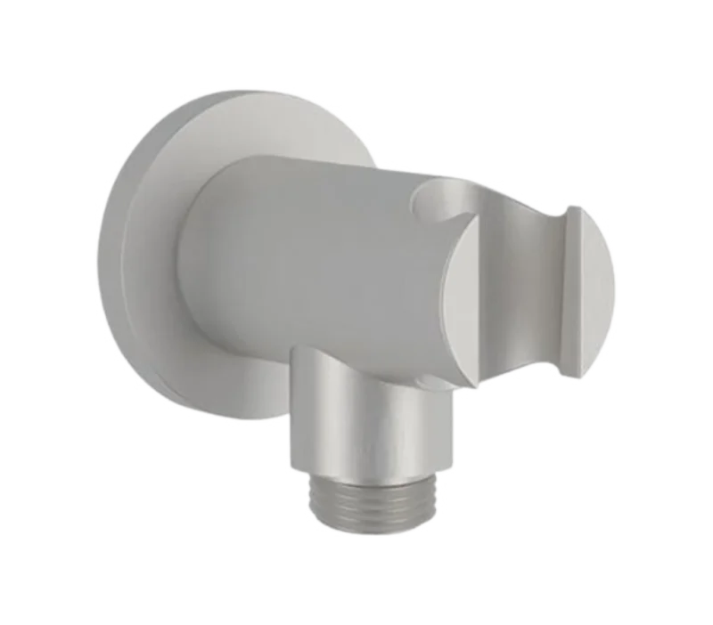 Держатель ручного душа с подключением шланга Remer INOX SS337M, нержавеющая сталь