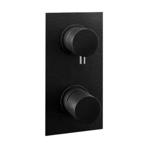 Смеситель для душа Remer Edge EG592CFP, черный брашированный хром