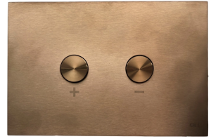 Кнопка смыва пневматическая OLI Blink Copper (878782) бронза/медь - ультратонкий металл