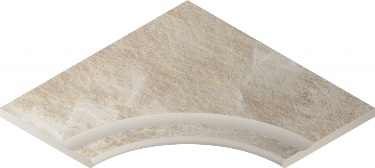 Бортик Italon MAGNETIQUE WHITE BOR.60X60 SVASATO ANG.ROUND 30 / УАЙТ БОРT.60X60 С ВЫЕМКОЙ УГЛ.ЗАКР.30