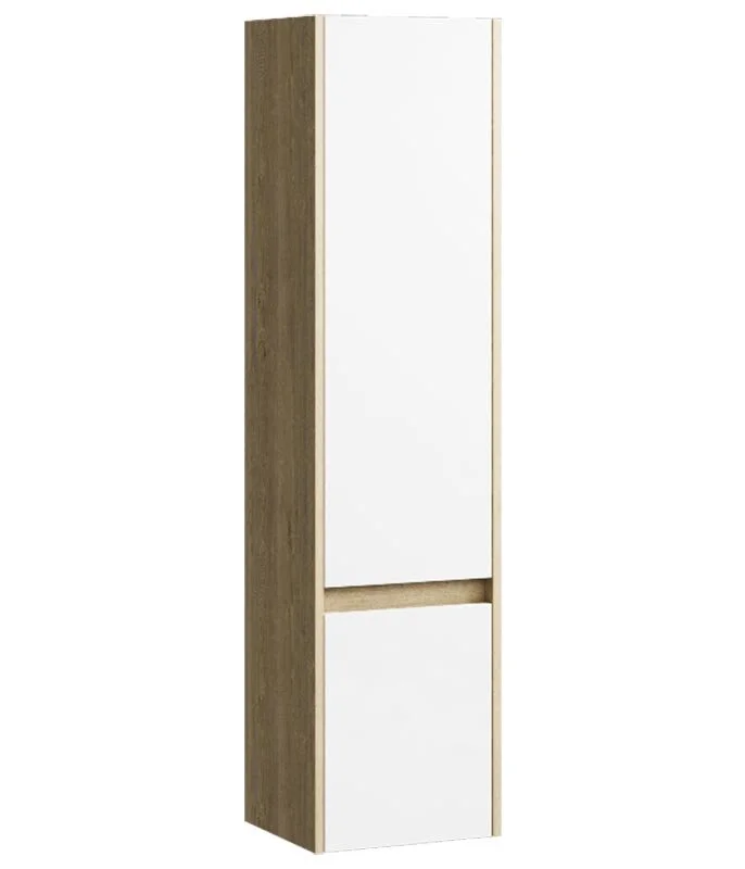 Шкаф-пенал подвесной Aqwella Сити 35 дуб балтийский