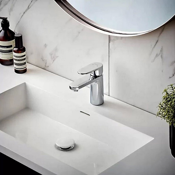 Cмеситель для умывальника Hansgrohe Vernis Blend 100 без донного клапана 71580000 хром