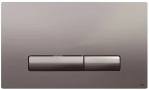 Кнопка смыва механическая OLI Glam 139180 хром матовый OliPure / Fresh