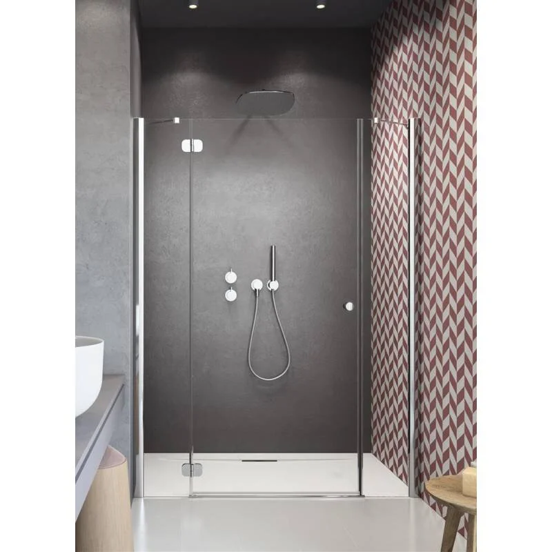 Душевая дверь в нишу Radaway Torrenta DWJS Door G 812 Left/Right 1320812-01-01L/R, 83.7 см, стекло прозрачное, профиль хром, левая/правая