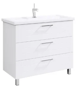 Тумба напольная Aqwella Манчестер под умывальник белая
