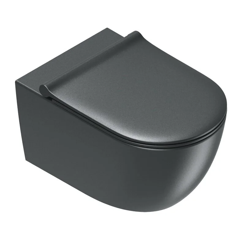 Унитаз подвесной торнадо Catalano Sfera 55x35, черный матовый, арт.511550021