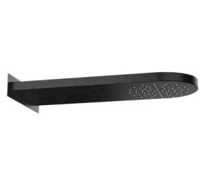 Верхний душ настенный 50x20 см Remer 350MMCANOX, черный матовый