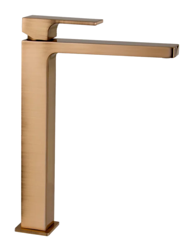 Смеситель для раковины Remer Absolute AU11LVO, состаренная латунь