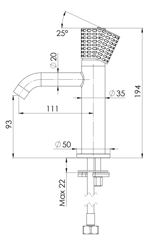 Смеситель для раковины Remer Celebrity CEC12DO, золото глянцевое