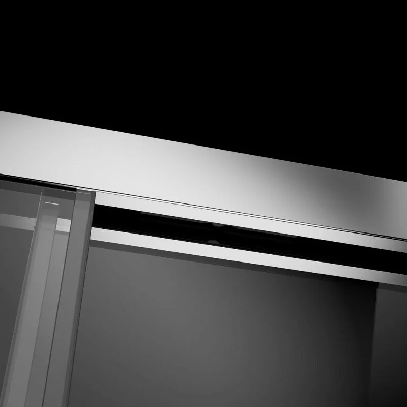 Душевая дверь Radaway Idea KDJ+S 120 х 200.5 см с неподвижной частью, стекло прозрачное, профиль хром, левая, 10116120-01-01L