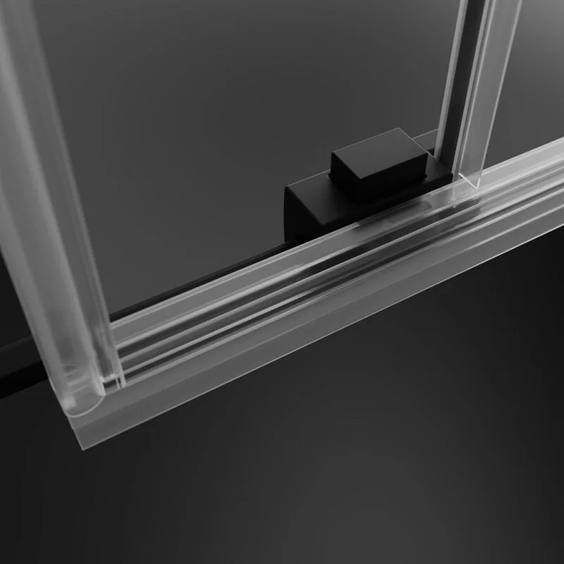 Душевая дверь Radaway Idea Black KDD 120 х 200.5 см, стекло прозрачное, профиль черный, правая, 387064-54-01R