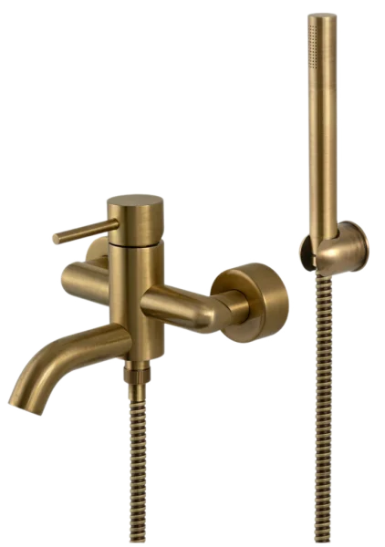 Смеситель для ванны Remer X Style X02VO, состаренная латунь