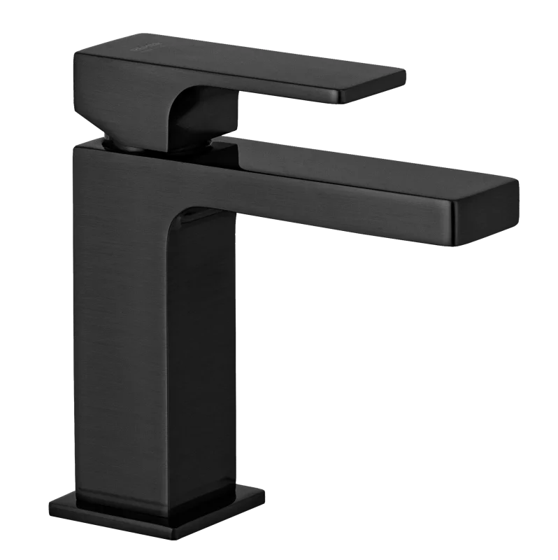 Смеситель для раковины Remer Absolute AU12CFP, чёрный брашированный хром