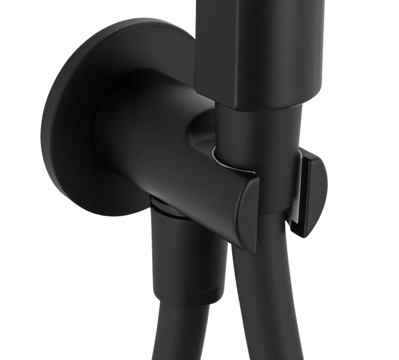 Душевая система Remer Energy EY09S02MD25NOVB, черный матовый