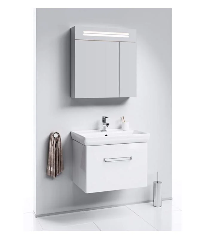 Шкаф с зеркалом Aqwella Нео 60 с подсветкой