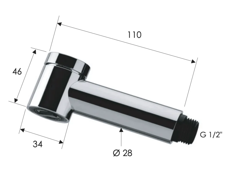 Гигиенический душ Remer 332EUX, хром